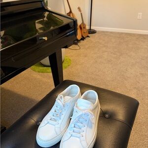 Common Projects White Leather Sneakers - Original Achilles Sneaker